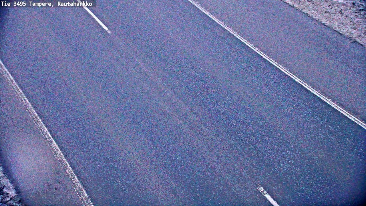 Weather Camera Image Road 3495 Tampere, Rautaharkko, Tampere, Pirkanmaa