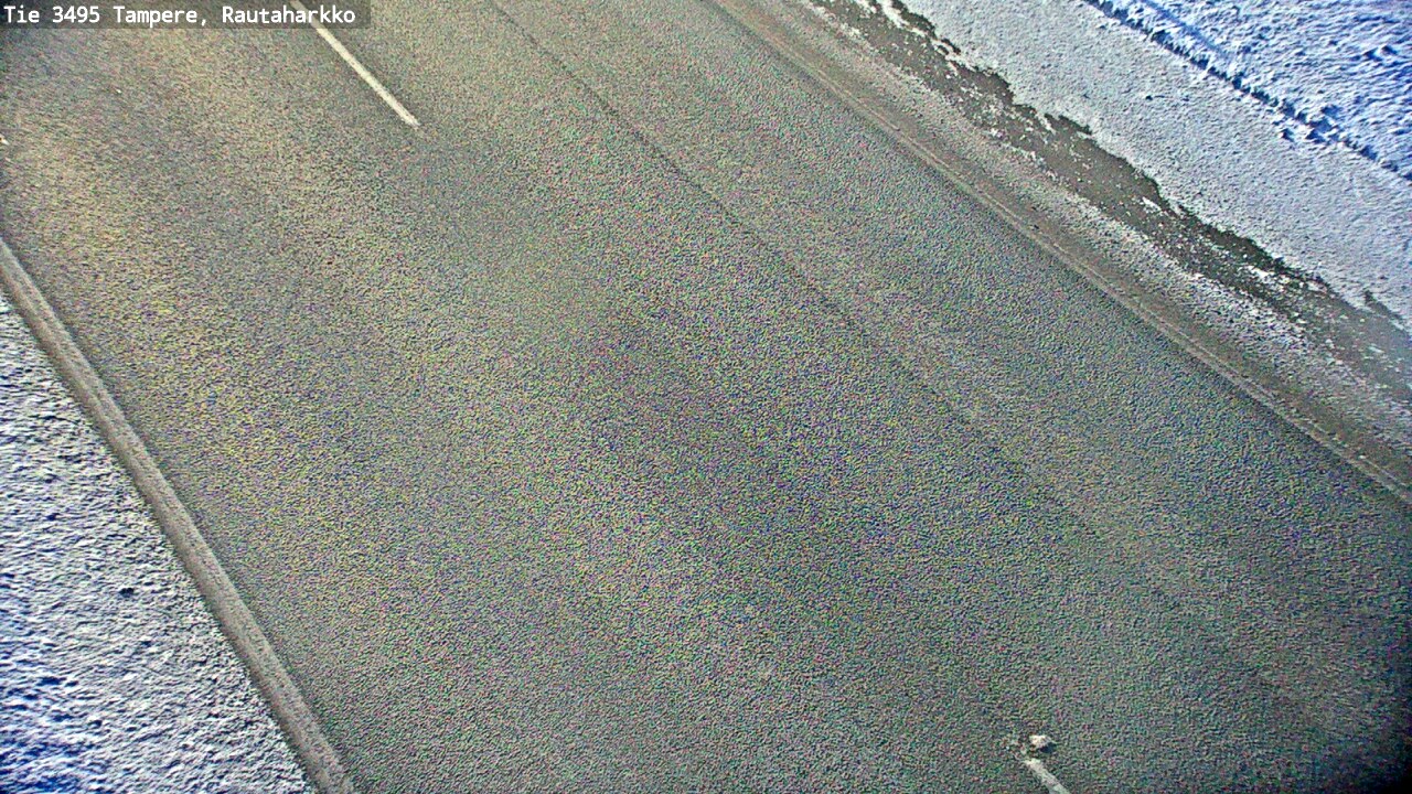 Weather Camera Image Väg 3495 Tammerfors, Rautaharkko, Tampere, Pirkanmaa