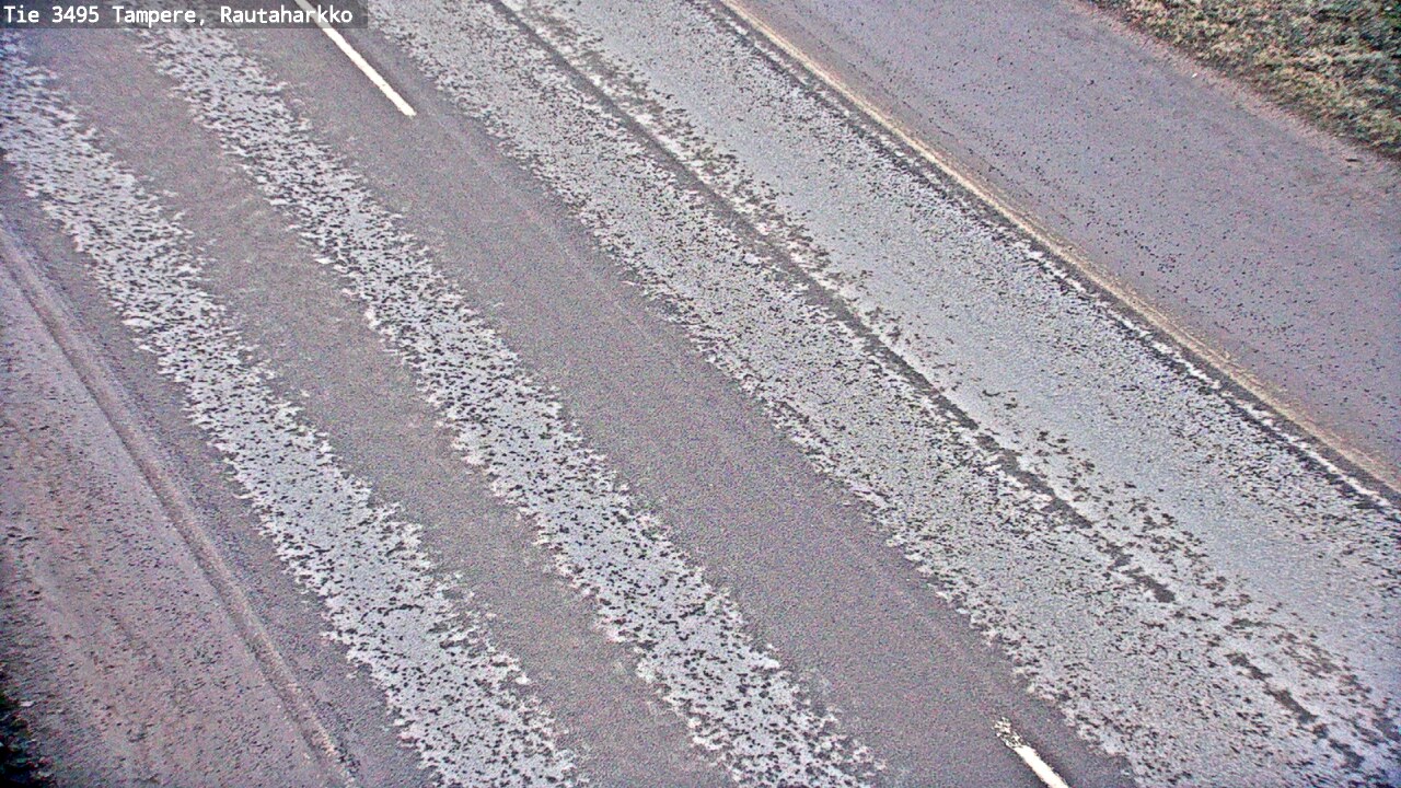 Weather Camera Image Road 3495 Tampere, Rautaharkko, Tampere, Pirkanmaa