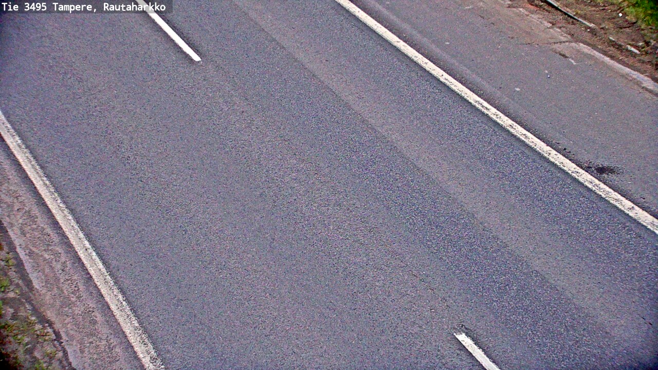 Weather Camera Image Väg 3495 Tammerfors, Rautaharkko, Tampere, Pirkanmaa