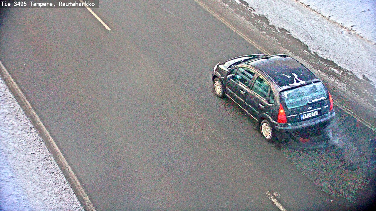 Weather Camera Image Väg 3495 Tammerfors, Rautaharkko, Tampere, Pirkanmaa