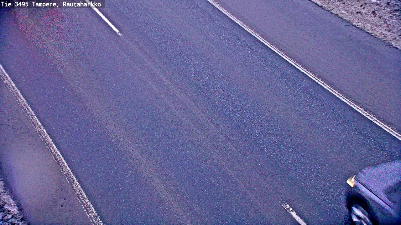 Weather Camera Image Road 3495 Tampere, Rautaharkko, Tampere, Pirkanmaa