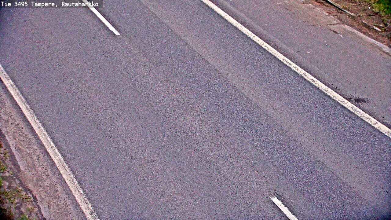 Weather Camera Image Väg 3495 Tammerfors, Rautaharkko, Tampere, Pirkanmaa