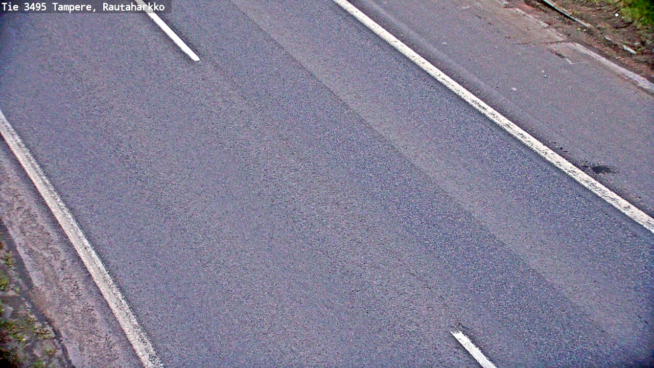 Weather Camera Image Väg 3495 Tammerfors, Rautaharkko, Tampere, Pirkanmaa