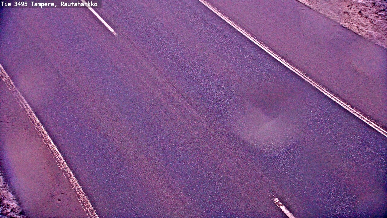 Weather Camera Image Road 3495 Tampere, Rautaharkko, Tampere, Pirkanmaa