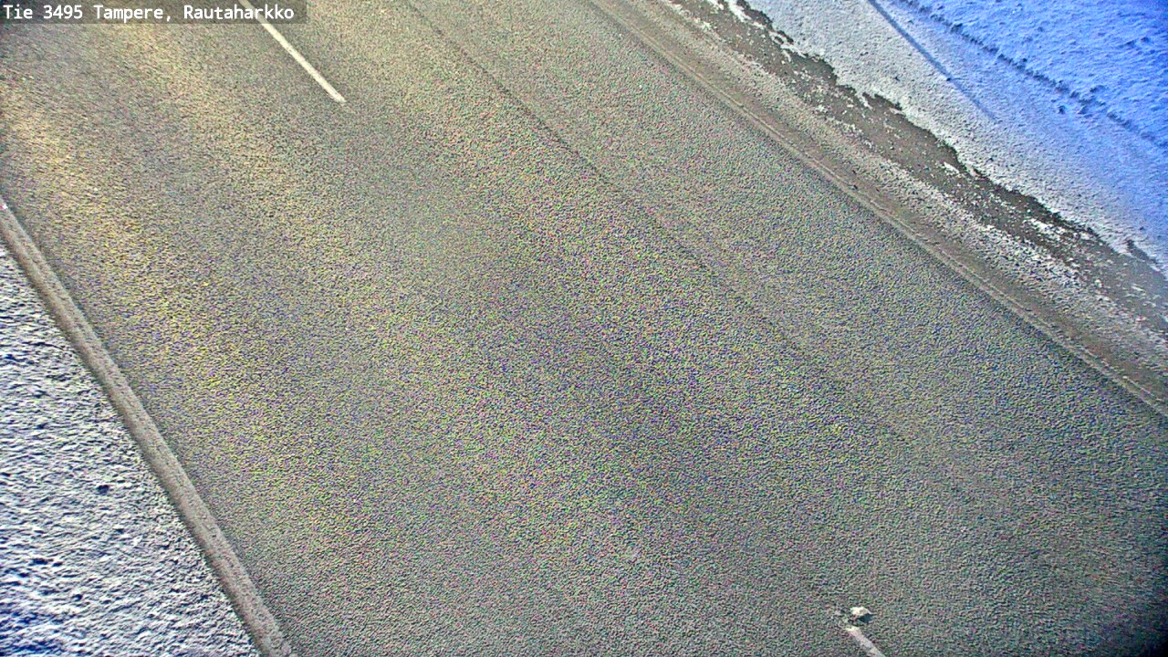 Weather Camera Image Väg 3495 Tammerfors, Rautaharkko, Tampere, Pirkanmaa