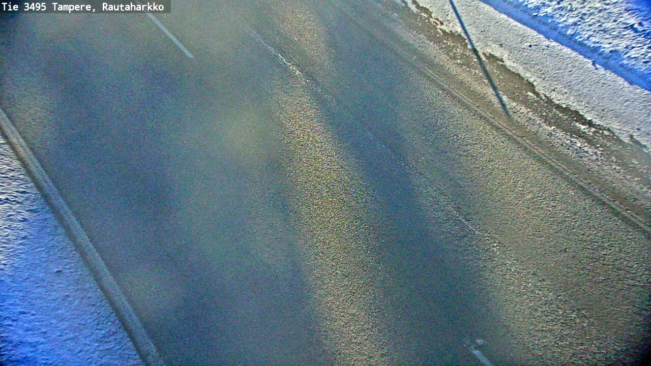 Weather Camera Image Road 3495 Tampere, Rautaharkko, Tampere, Pirkanmaa