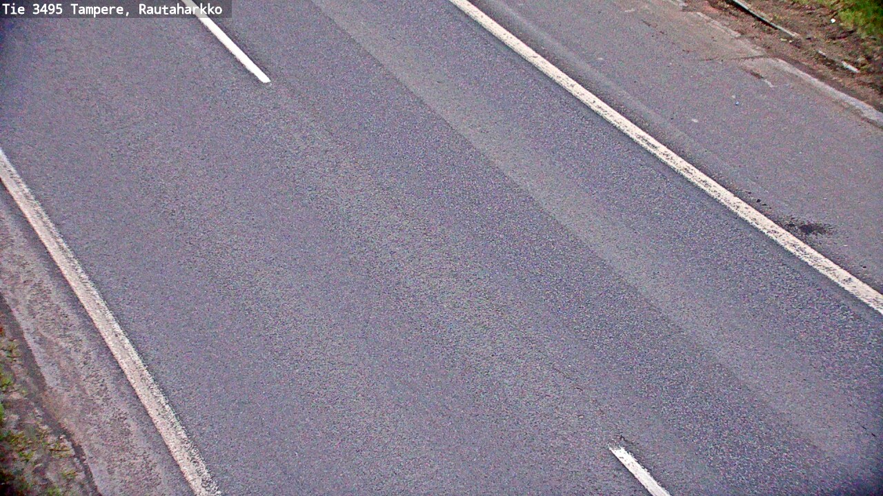Weather Camera Image Väg 3495 Tammerfors, Rautaharkko, Tampere, Pirkanmaa