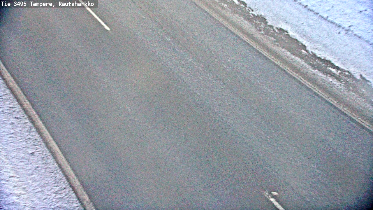 Weather Camera Image Road 3495 Tampere, Rautaharkko, Tampere, Pirkanmaa