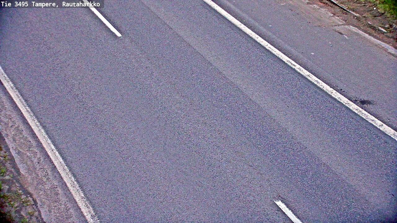 Weather Camera Image Väg 3495 Tammerfors, Rautaharkko, Tampere, Pirkanmaa