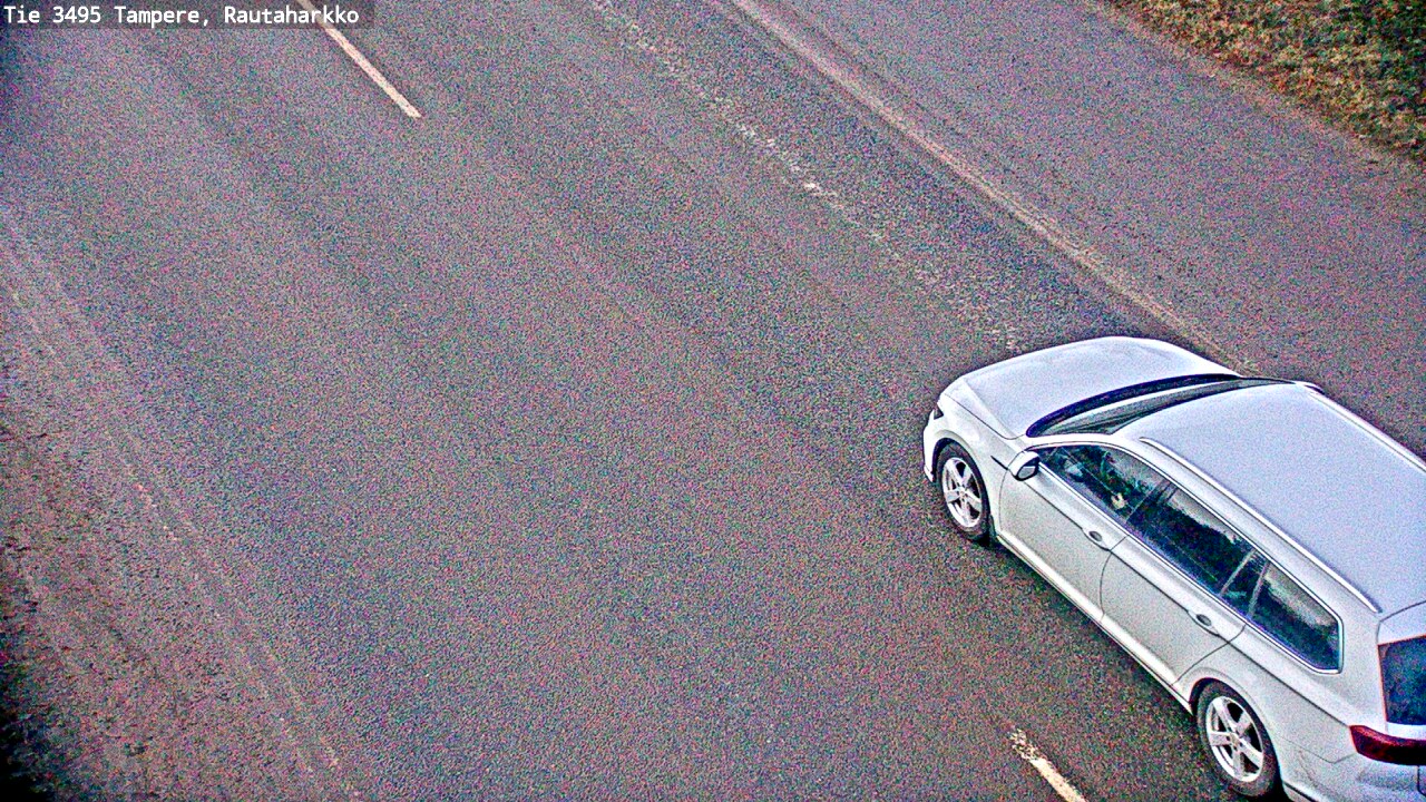 Weather Camera Image Road 3495 Tampere, Rautaharkko, Tampere, Pirkanmaa