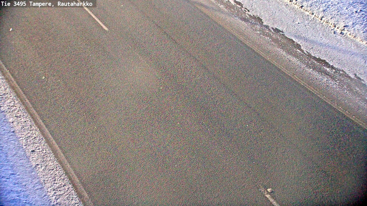 Weather Camera Image Väg 3495 Tammerfors, Rautaharkko, Tampere, Pirkanmaa