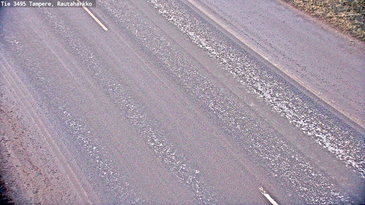 Weather Camera Image Road 3495 Tampere, Rautaharkko, Tampere, Pirkanmaa