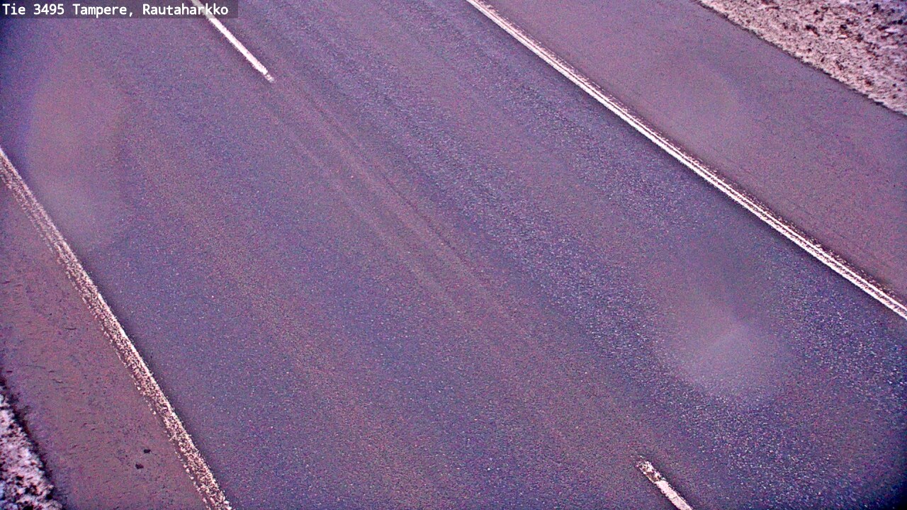 Weather Camera Image Road 3495 Tampere, Rautaharkko, Tampere, Pirkanmaa