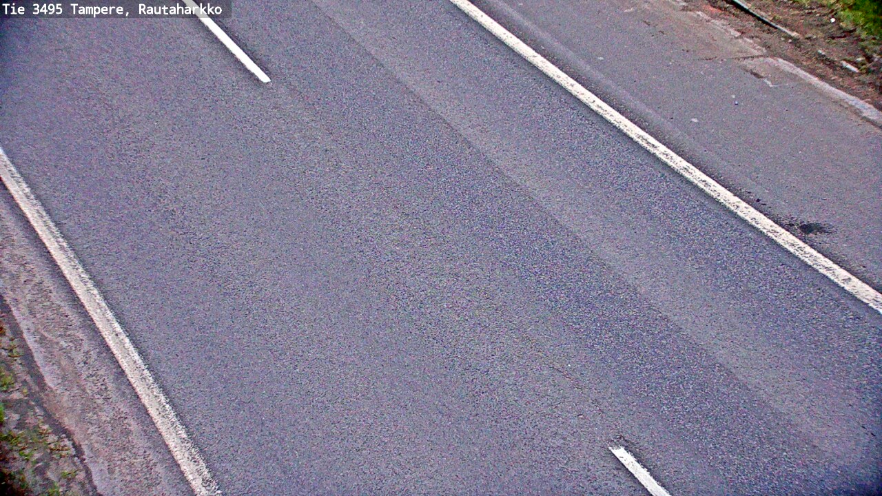 Weather Camera Image Väg 3495 Tammerfors, Rautaharkko, Tampere, Pirkanmaa