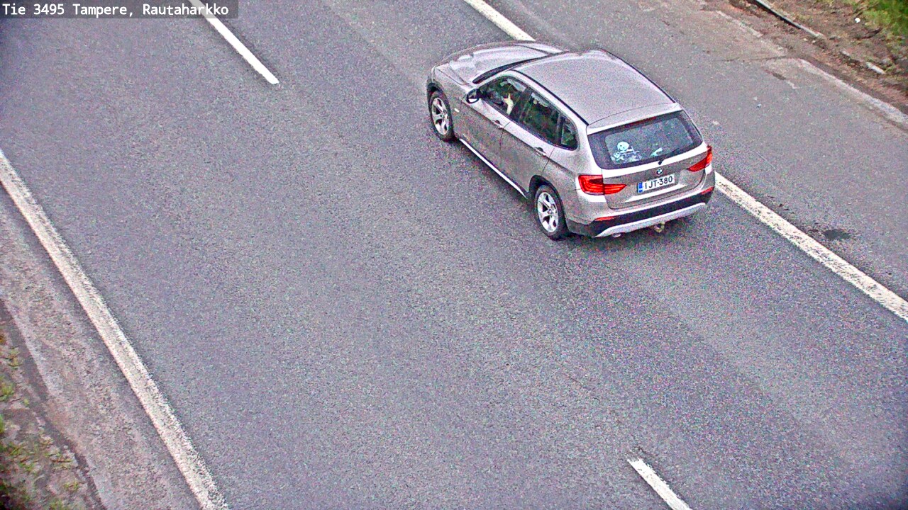 Weather Camera Image Väg 3495 Tammerfors, Rautaharkko, Tampere, Pirkanmaa