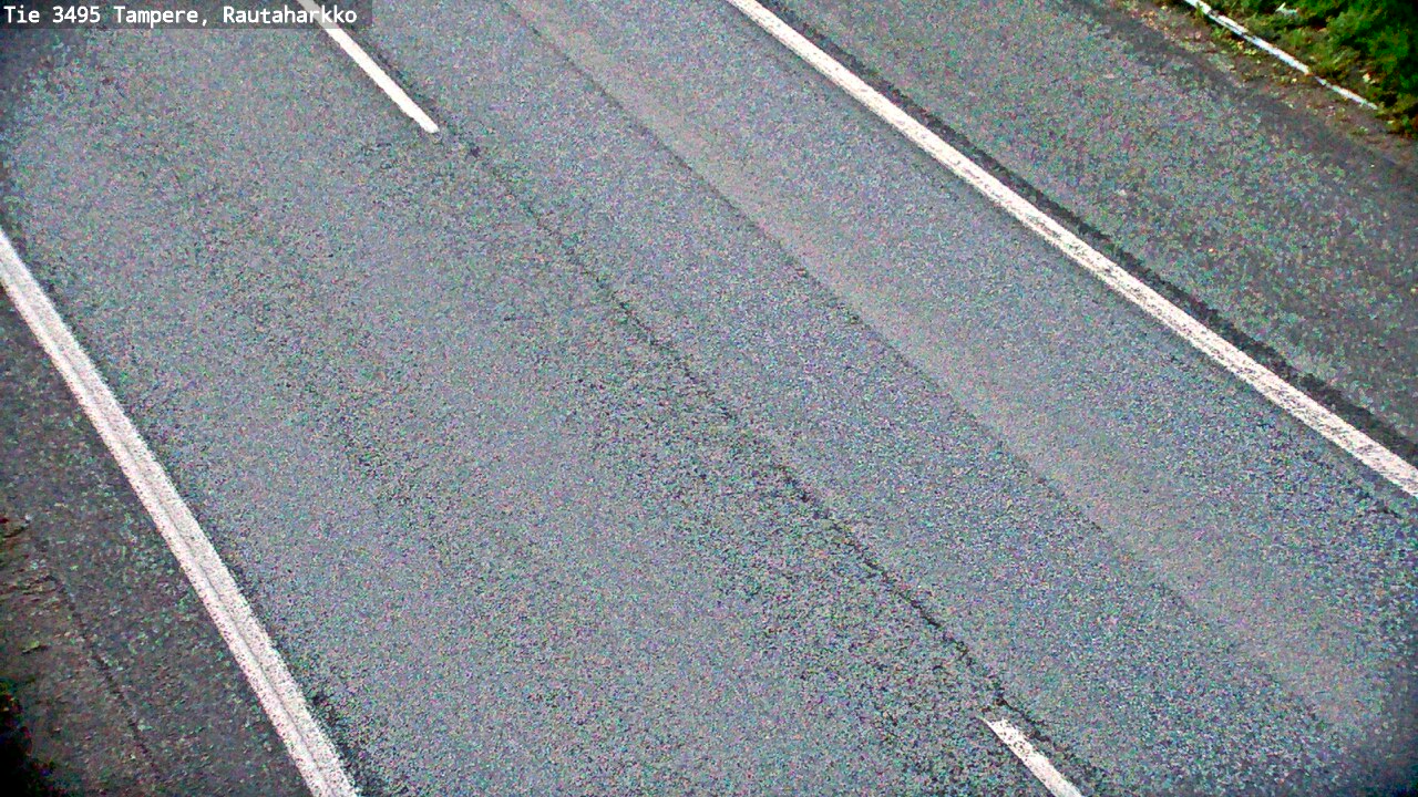 Weather Camera Image Road 3495 Tampere, Rautaharkko, Tampere, Pirkanmaa