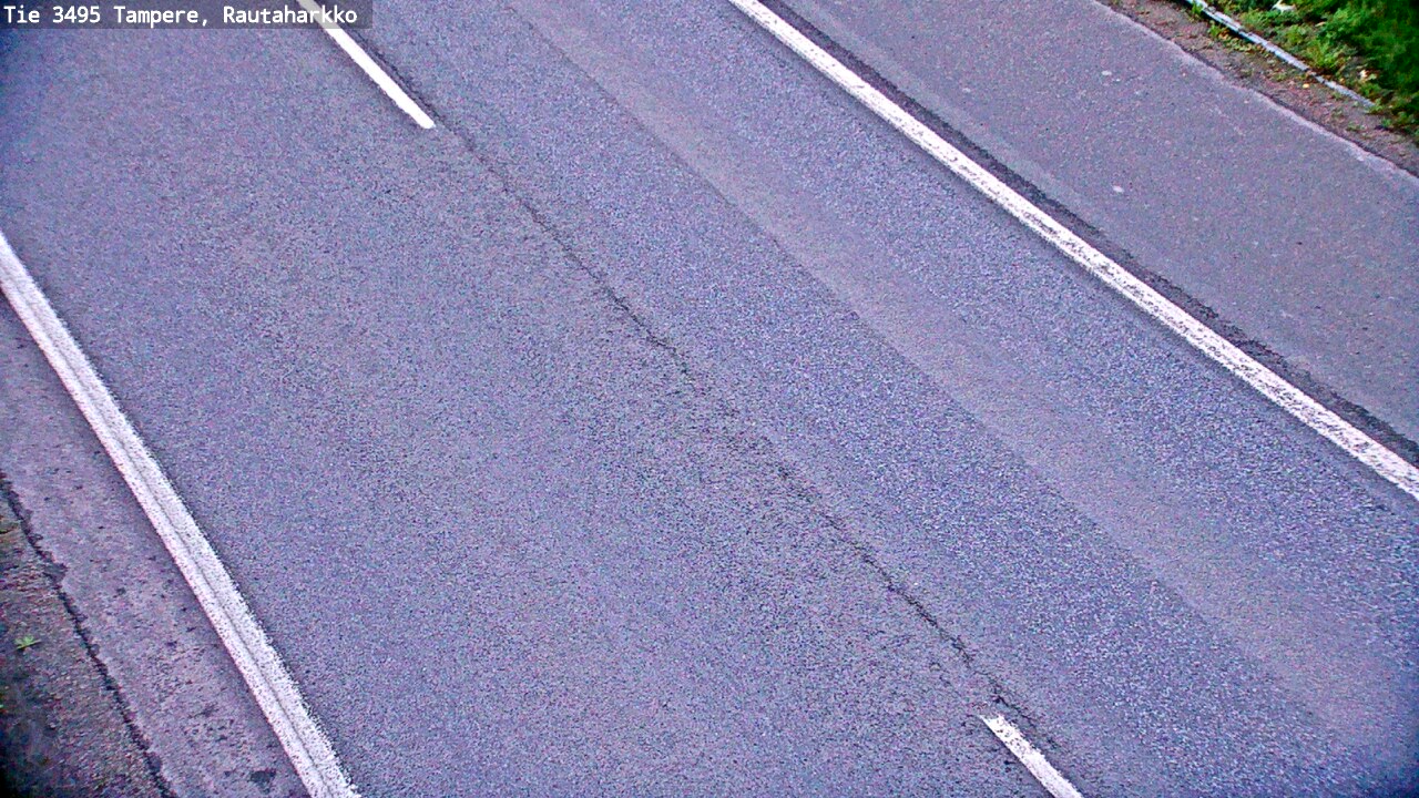 Weather Camera Image Road 3495 Tampere, Rautaharkko, Tampere, Pirkanmaa