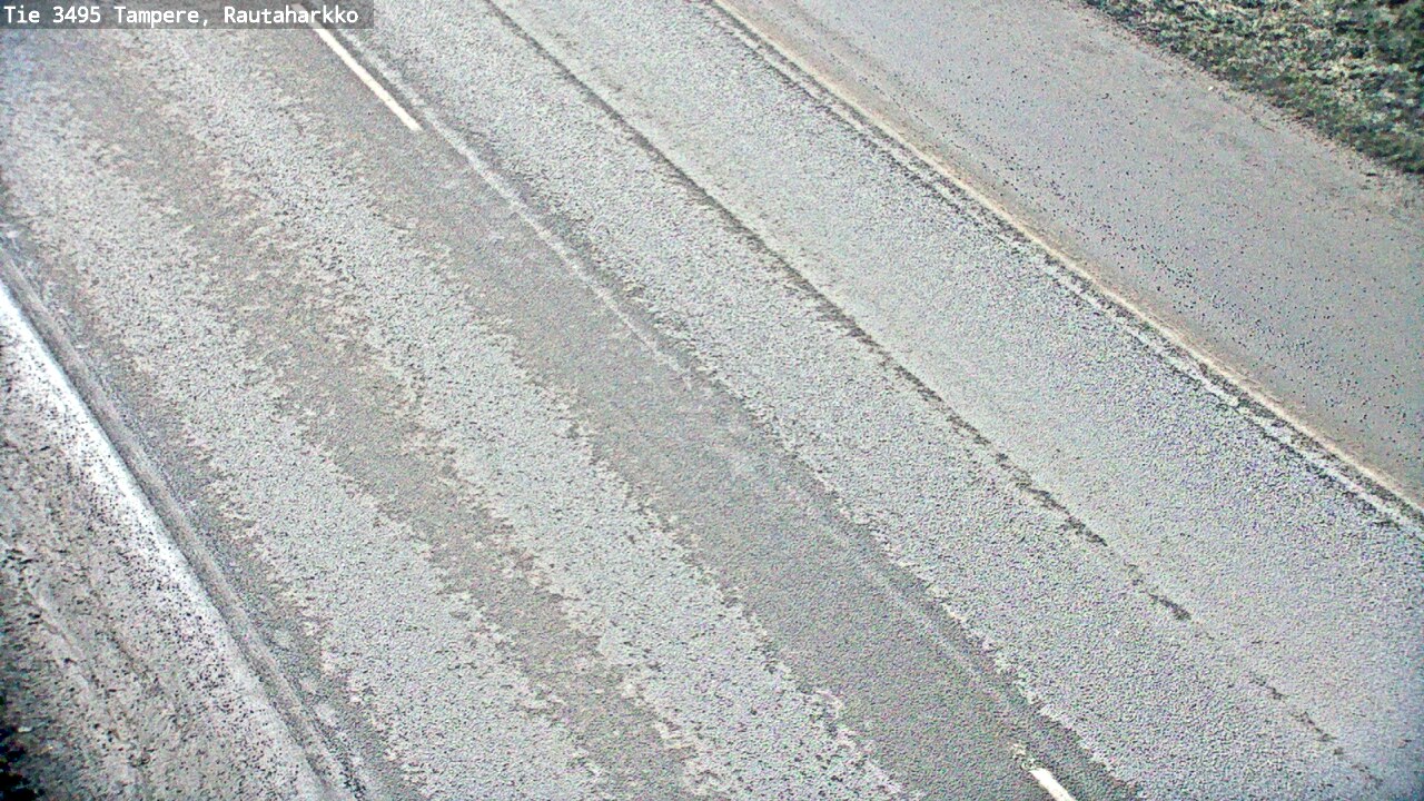 Weather Camera Image Road 3495 Tampere, Rautaharkko, Tampere, Pirkanmaa