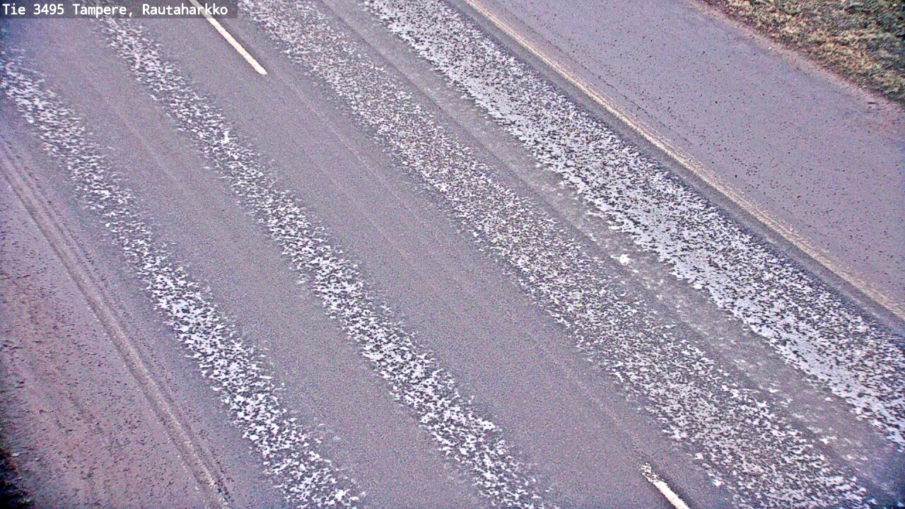 Weather Camera Image Road 3495 Tampere, Rautaharkko, Tampere, Pirkanmaa