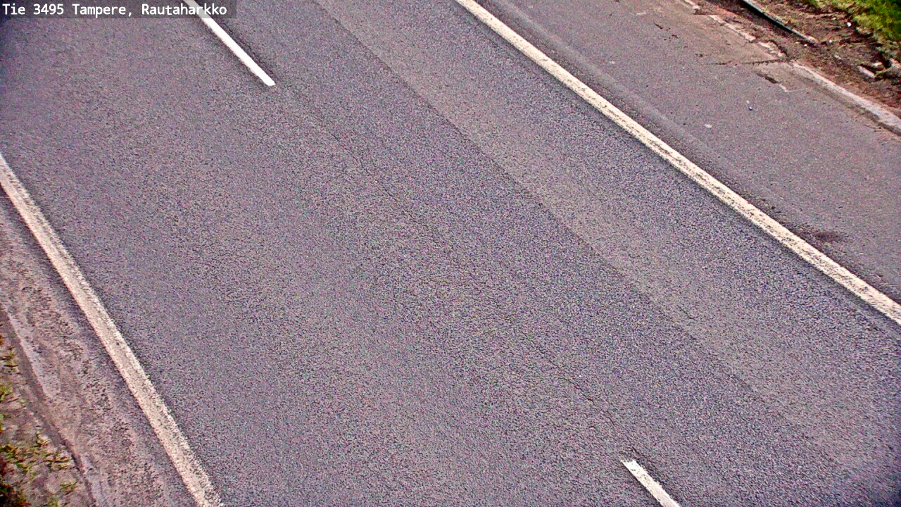 Weather Camera Image Road 3495 Tampere, Rautaharkko, Tampere, Pirkanmaa