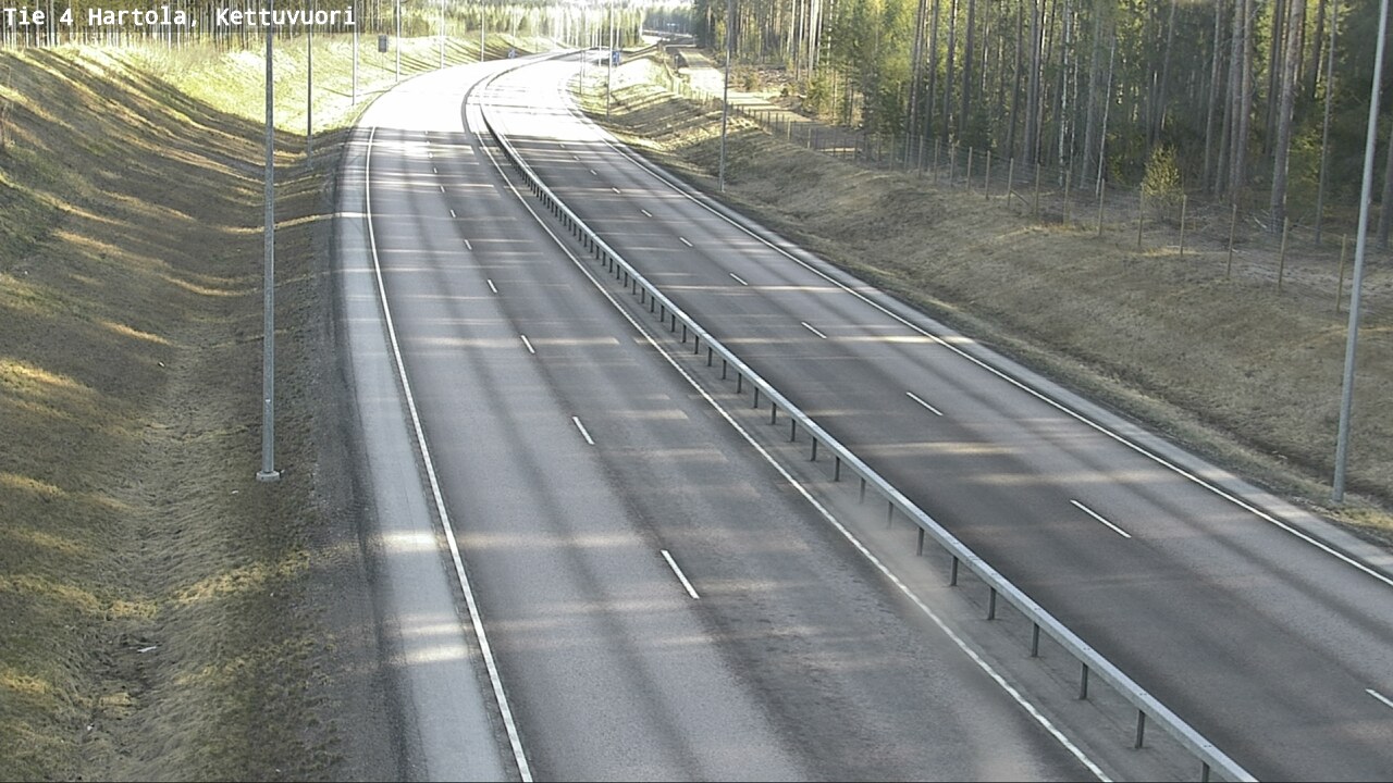Weather Camera Image Väg 4 Hartola, Kettuvuori, Hartola, Päijät-Häme