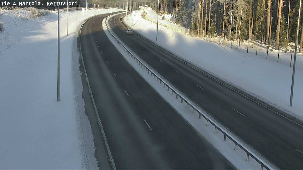Weather Camera Image Road 4 Hartola, Kettuvuori, Hartola, Päijät-Häme