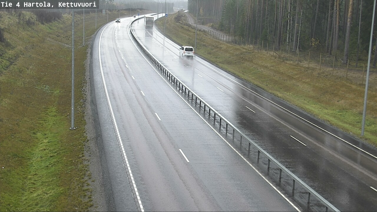 Weather Camera Image Väg 4 Hartola, Kettuvuori, Hartola, Päijät-Häme