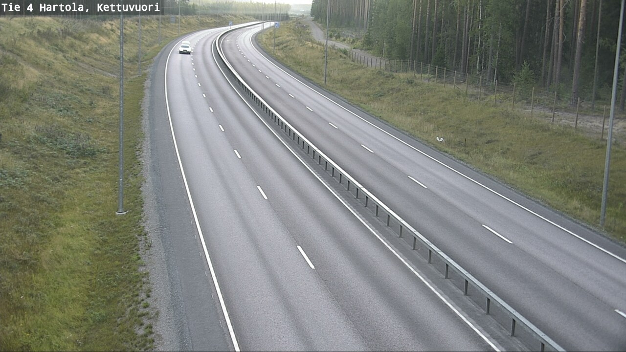 Weather Camera Image Road 4 Hartola, Kettuvuori, Hartola, Päijät-Häme