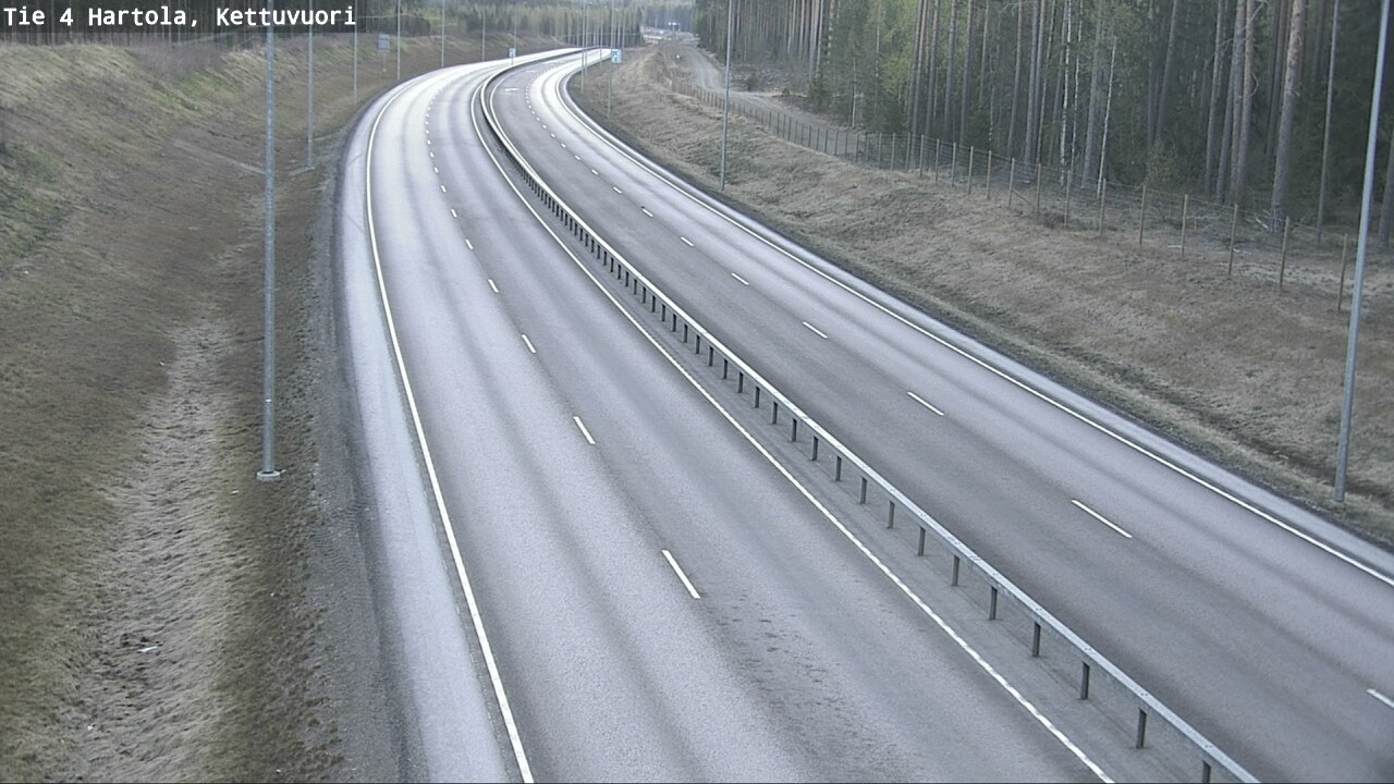 Weather Camera Image Road 4 Hartola, Kettuvuori, Hartola, Päijät-Häme