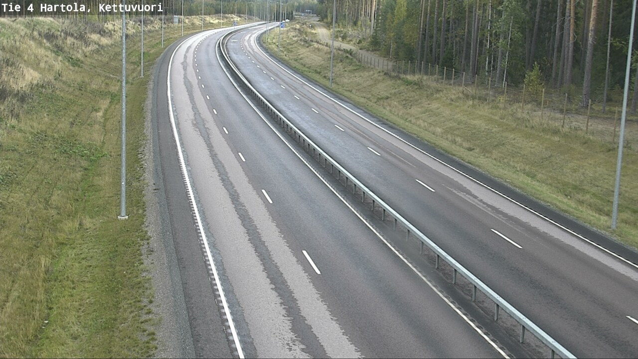 Weather Camera Image Road 4 Hartola, Kettuvuori, Hartola, Päijät-Häme