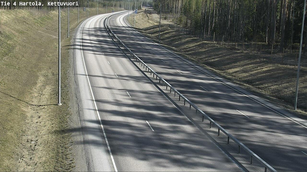 Weather Camera Image Road 4 Hartola, Kettuvuori, Hartola, Päijät-Häme