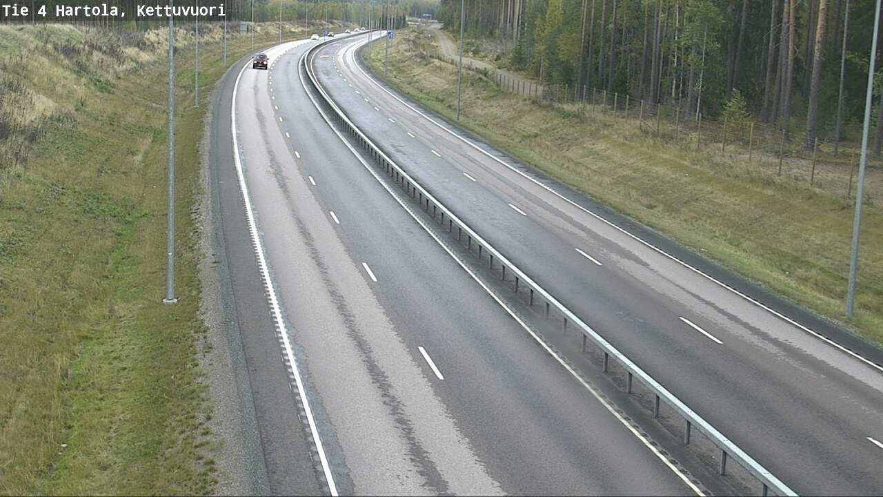 Weather Camera Image Road 4 Hartola, Kettuvuori, Hartola, Päijät-Häme