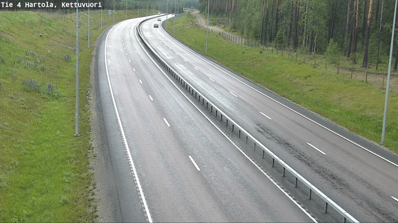 Weather Camera Image Väg 4 Hartola, Kettuvuori, Hartola, Päijät-Häme