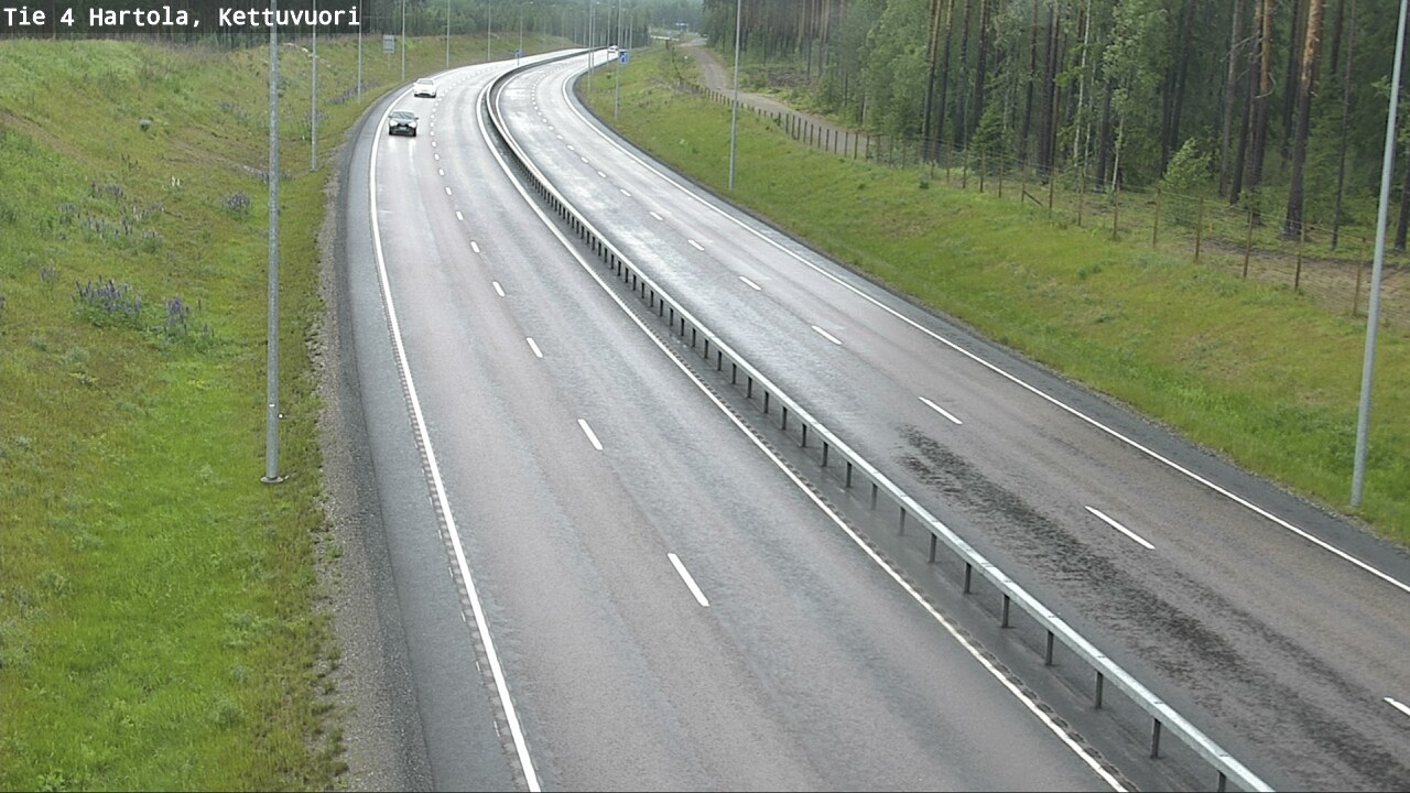 Weather Camera Image Väg 4 Hartola, Kettuvuori, Hartola, Päijät-Häme