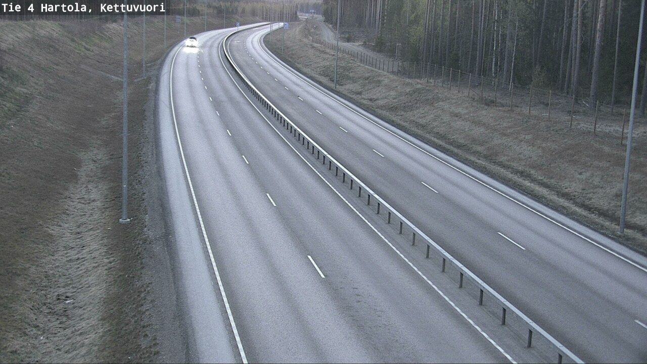 Weather Camera Image Road 4 Hartola, Kettuvuori, Hartola, Päijät-Häme