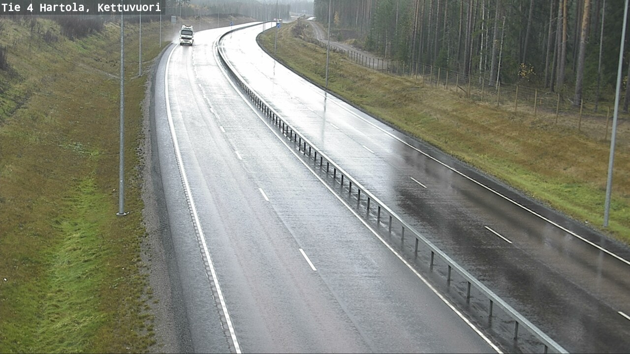 Weather Camera Image Väg 4 Hartola, Kettuvuori, Hartola, Päijät-Häme