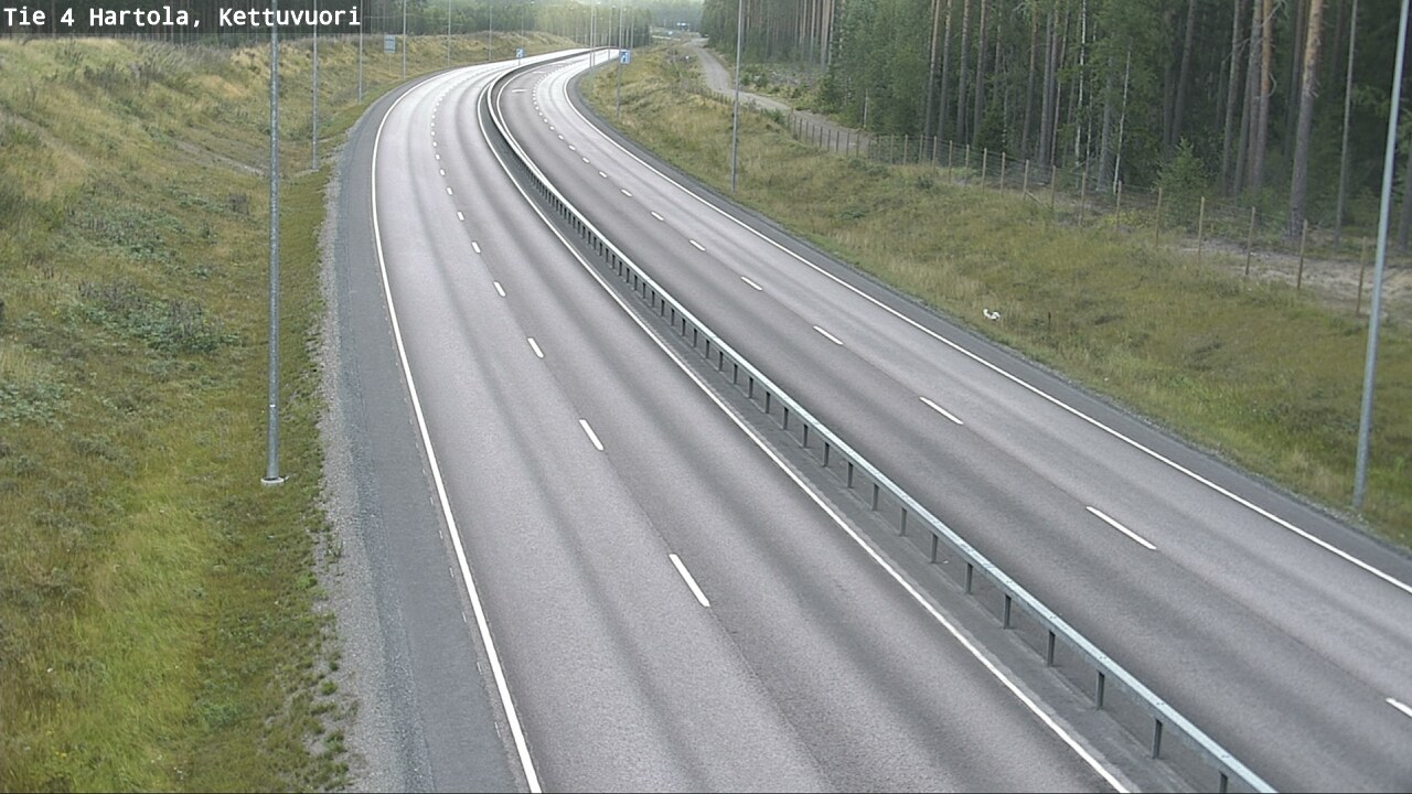 Weather Camera Image Road 4 Hartola, Kettuvuori, Hartola, Päijät-Häme