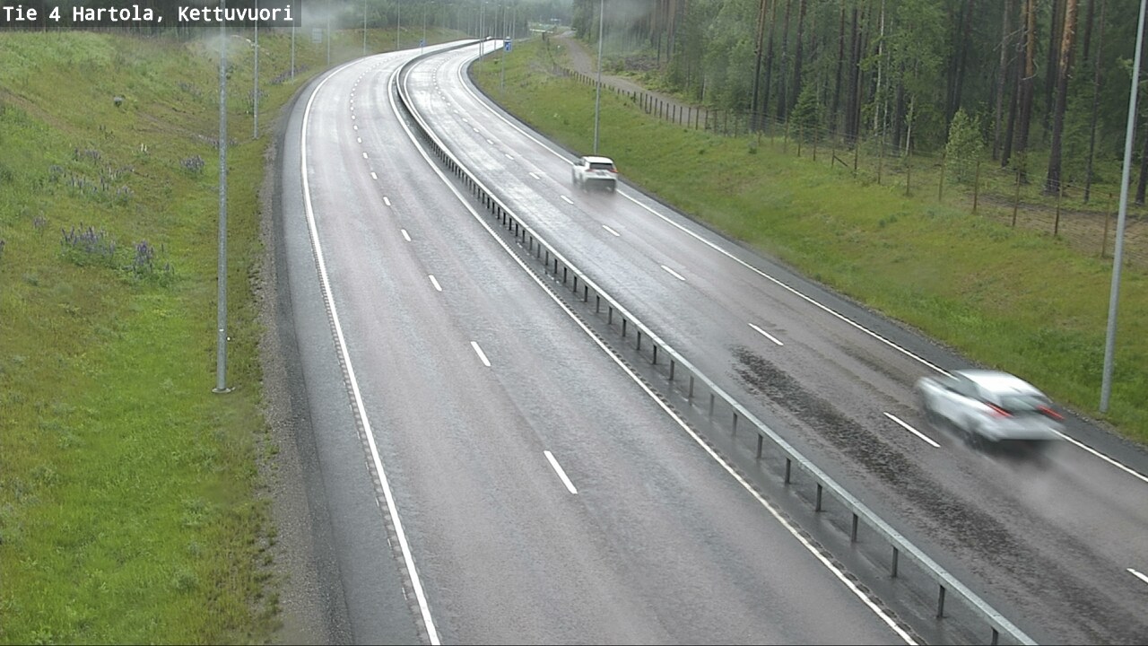 Weather Camera Image Väg 4 Hartola, Kettuvuori, Hartola, Päijät-Häme