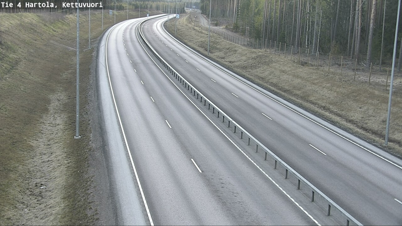Weather Camera Image Road 4 Hartola, Kettuvuori, Hartola, Päijät-Häme