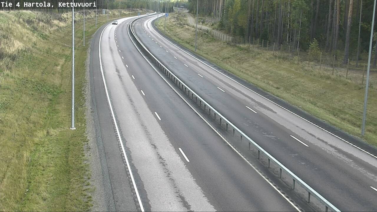 Weather Camera Image Road 4 Hartola, Kettuvuori, Hartola, Päijät-Häme