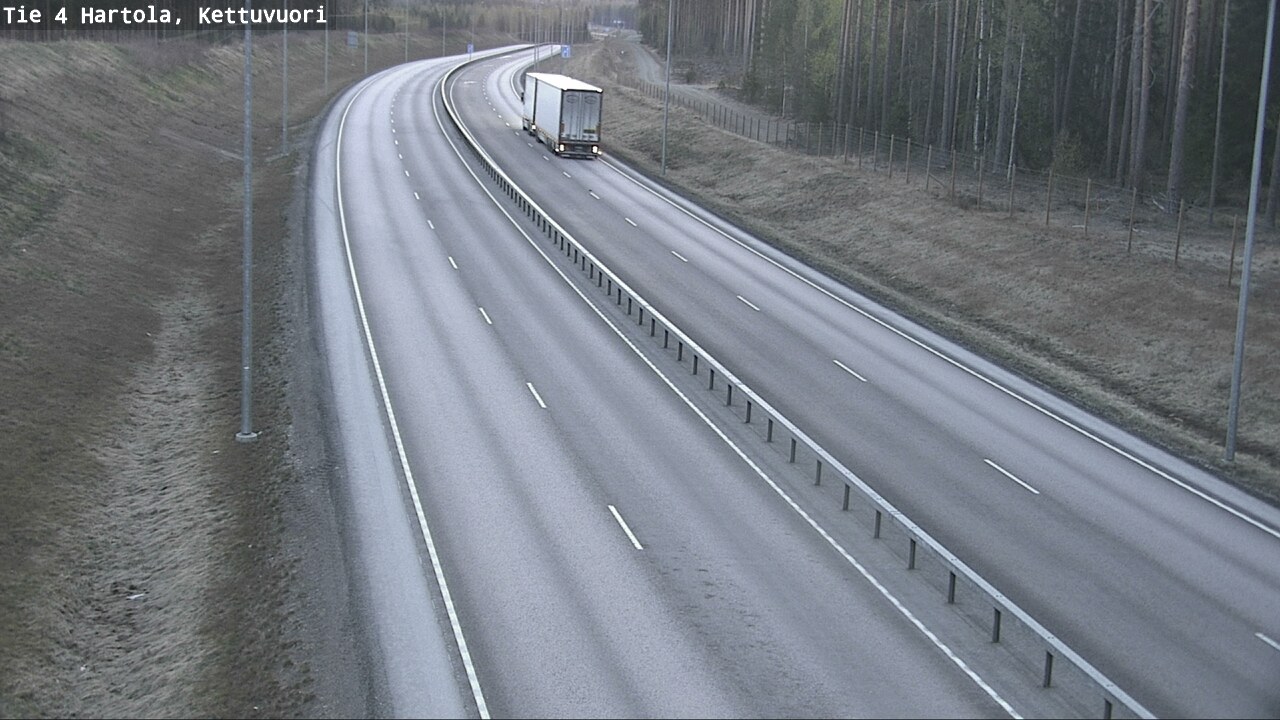 Weather Camera Image Road 4 Hartola, Kettuvuori, Hartola, Päijät-Häme