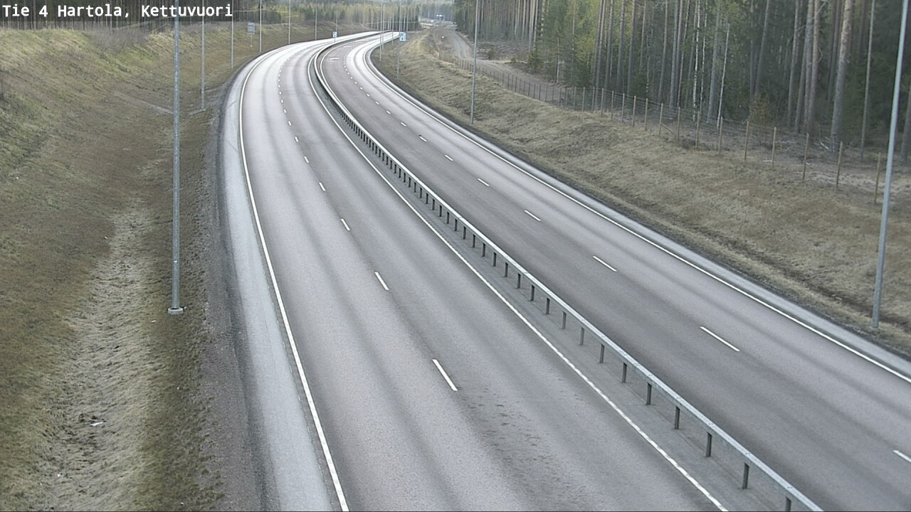 Weather Camera Image Road 4 Hartola, Kettuvuori, Hartola, Päijät-Häme