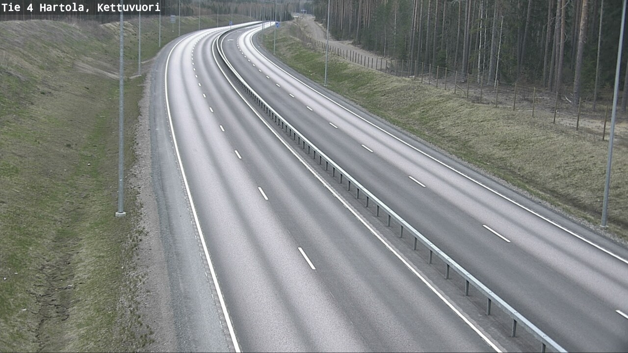 Weather Camera Image Väg 4 Hartola, Kettuvuori, Hartola, Päijät-Häme