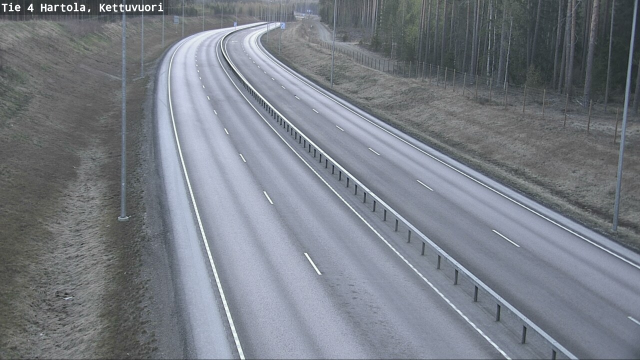 Weather Camera Image Road 4 Hartola, Kettuvuori, Hartola, Päijät-Häme