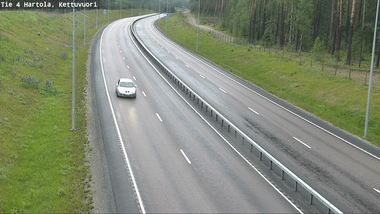 Weather Camera Image Väg 4 Hartola, Kettuvuori, Hartola, Päijät-Häme