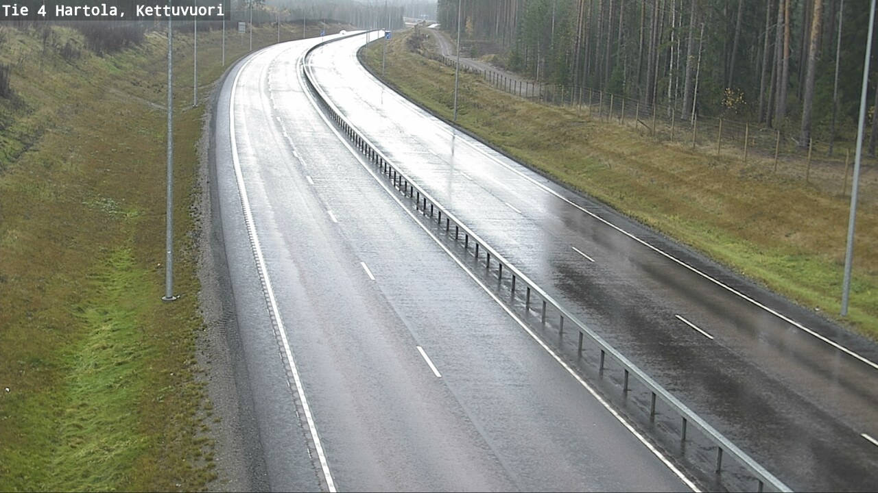 Weather Camera Image Väg 4 Hartola, Kettuvuori, Hartola, Päijät-Häme