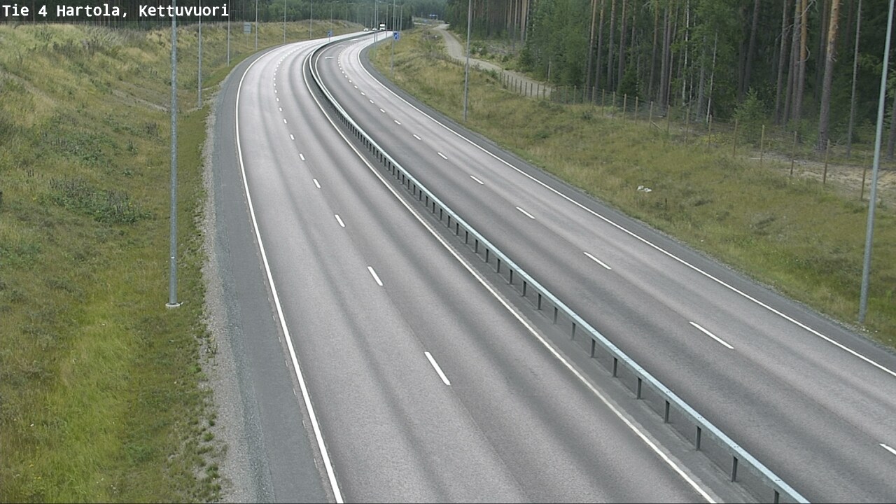 Weather Camera Image Road 4 Hartola, Kettuvuori, Hartola, Päijät-Häme