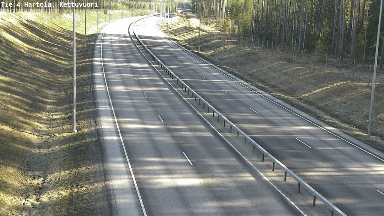 Weather Camera Image Väg 4 Hartola, Kettuvuori, Hartola, Päijät-Häme