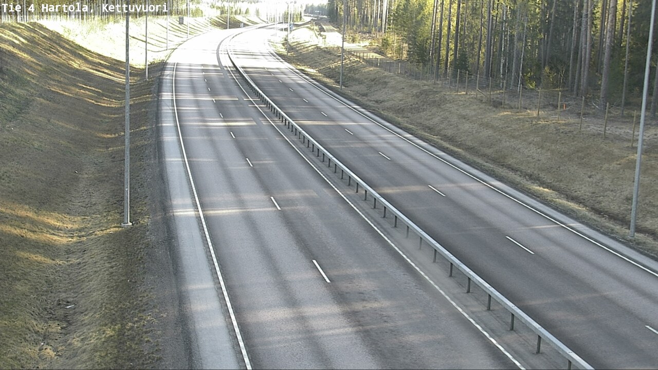 Weather Camera Image Väg 4 Hartola, Kettuvuori, Hartola, Päijät-Häme